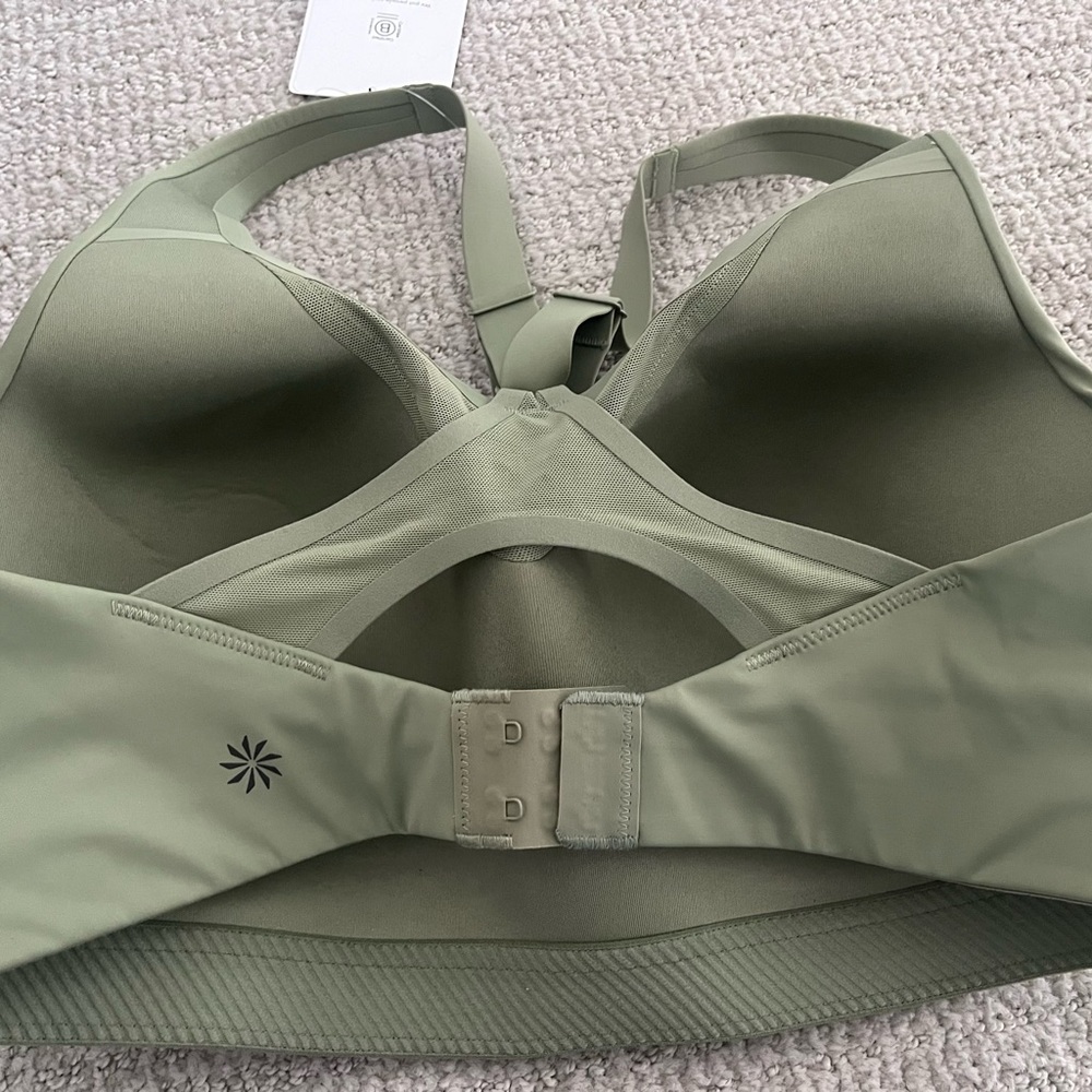 Athleta Olive Green Sports Bra - Picture 2 of 5
